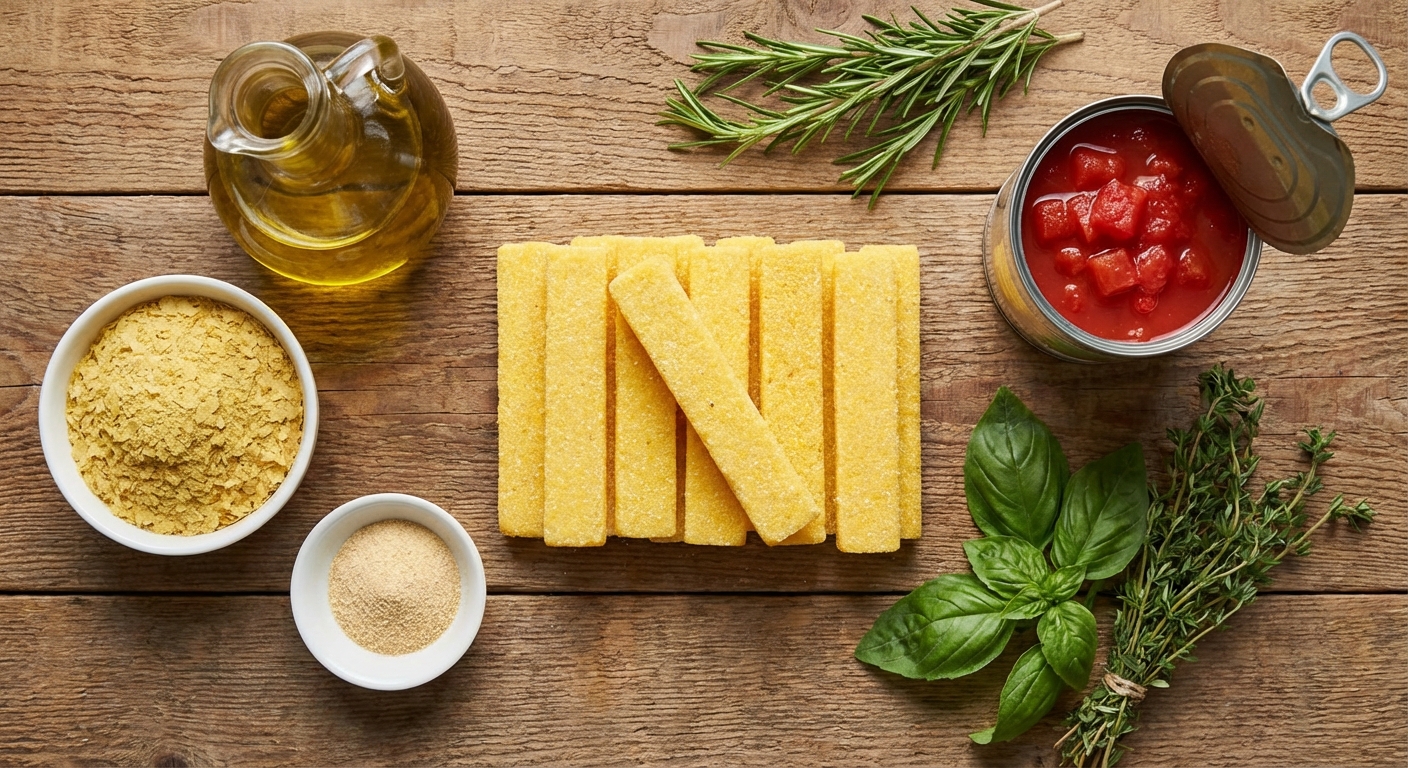 Полентовые палочки с томатным дипом 🥖🍅