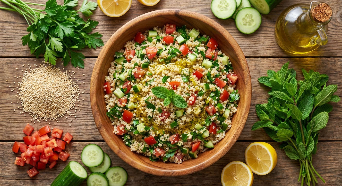 🥗 Освежающий Табуле с Киноа