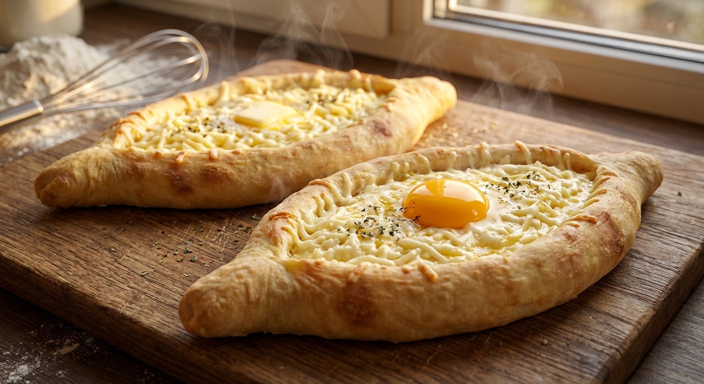 Аджарский хачапури на быстрый завтрак 🥖🥚 — фото 2
