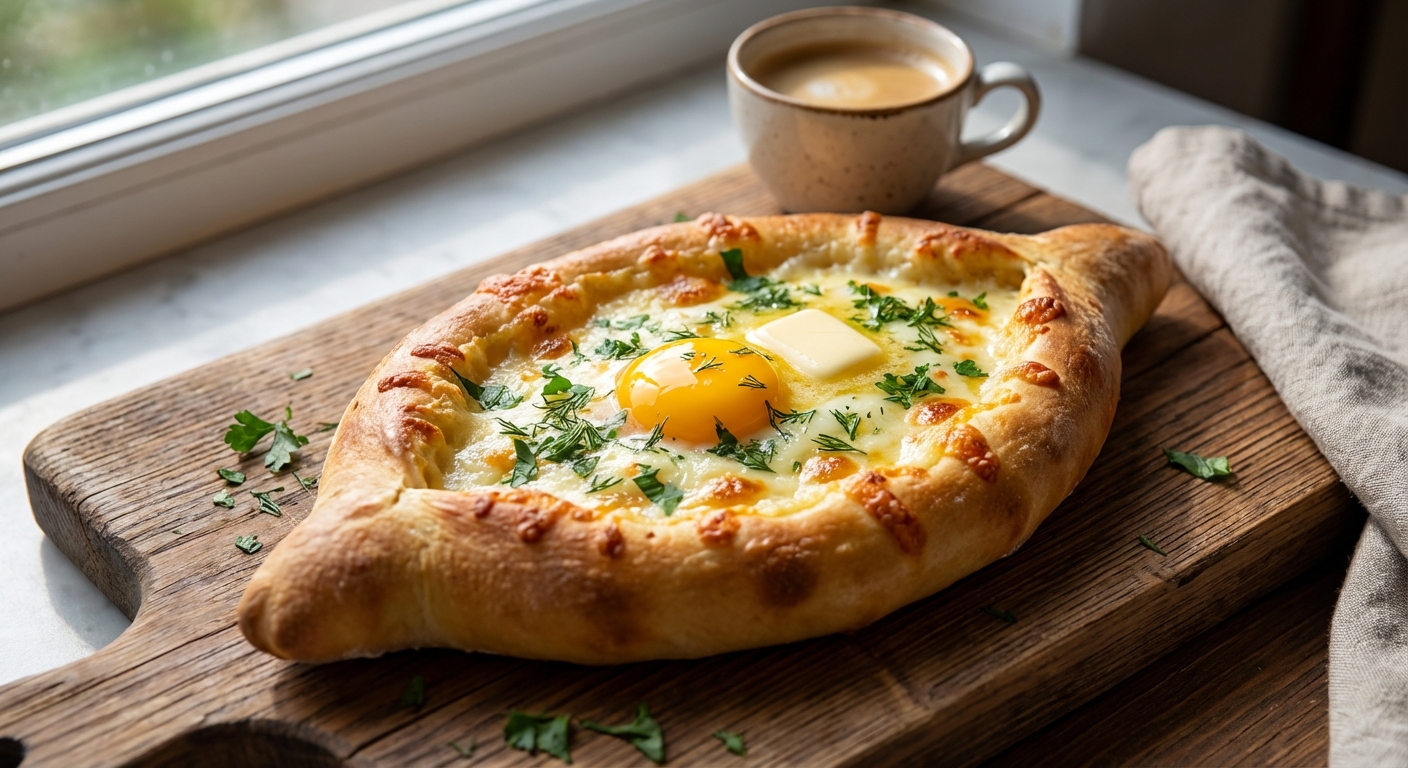 Аджарский хачапури на быстрый завтрак 🥖🥚 — фото 3