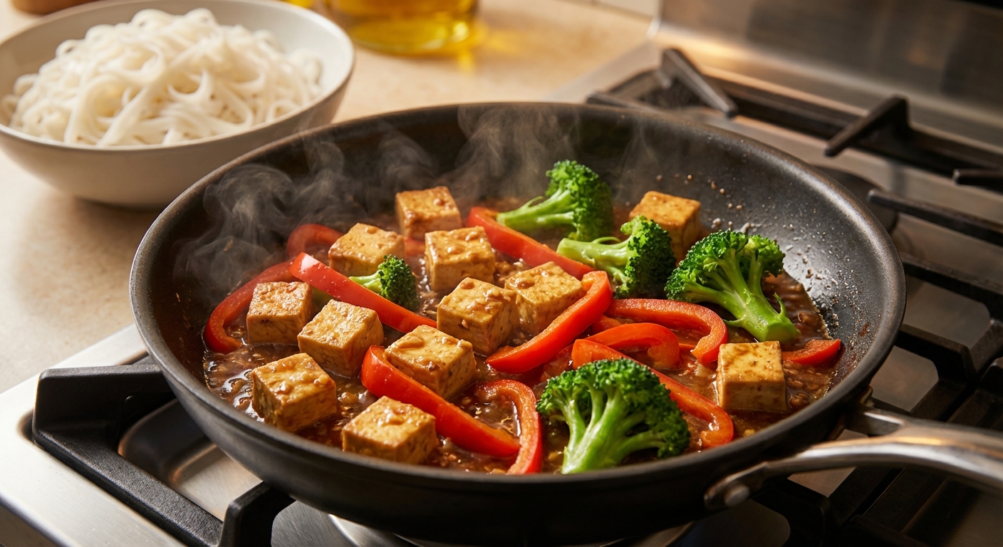 Тёплый азиатский боул с маринованным тофу 🍜🥢 — фото 2