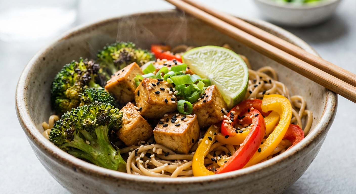 Тёплый азиатский боул с маринованным тофу 🍜🥢 — фото 3